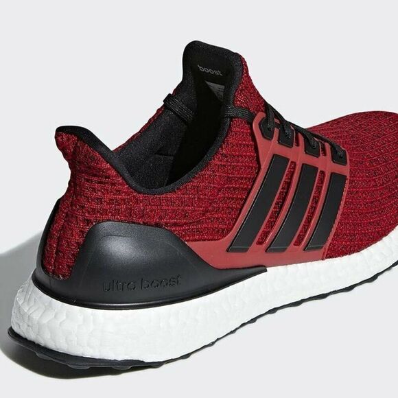 NEW Adidas Ultraboost 4.0 Power Red Core Black Size 10 US 9.5 UK 44 EUR EE3703 - Picture 2 of 11